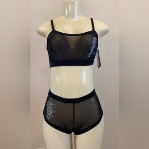 Bra and shorts set size small medium or large lingerie